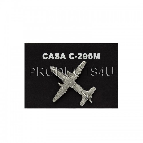 BADGE - CASA C-295M - STŘÍBRNÝ